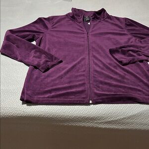 Faded Glory Deep Purple Women's Jacket sizeXL nwt